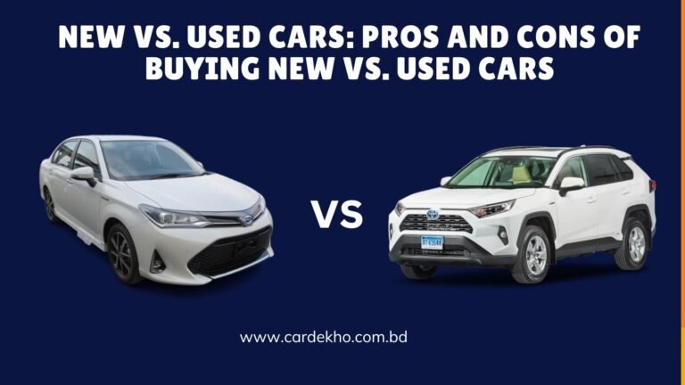 New vs. Used Cars Pros and Cons of Buying New vs. Used Cars